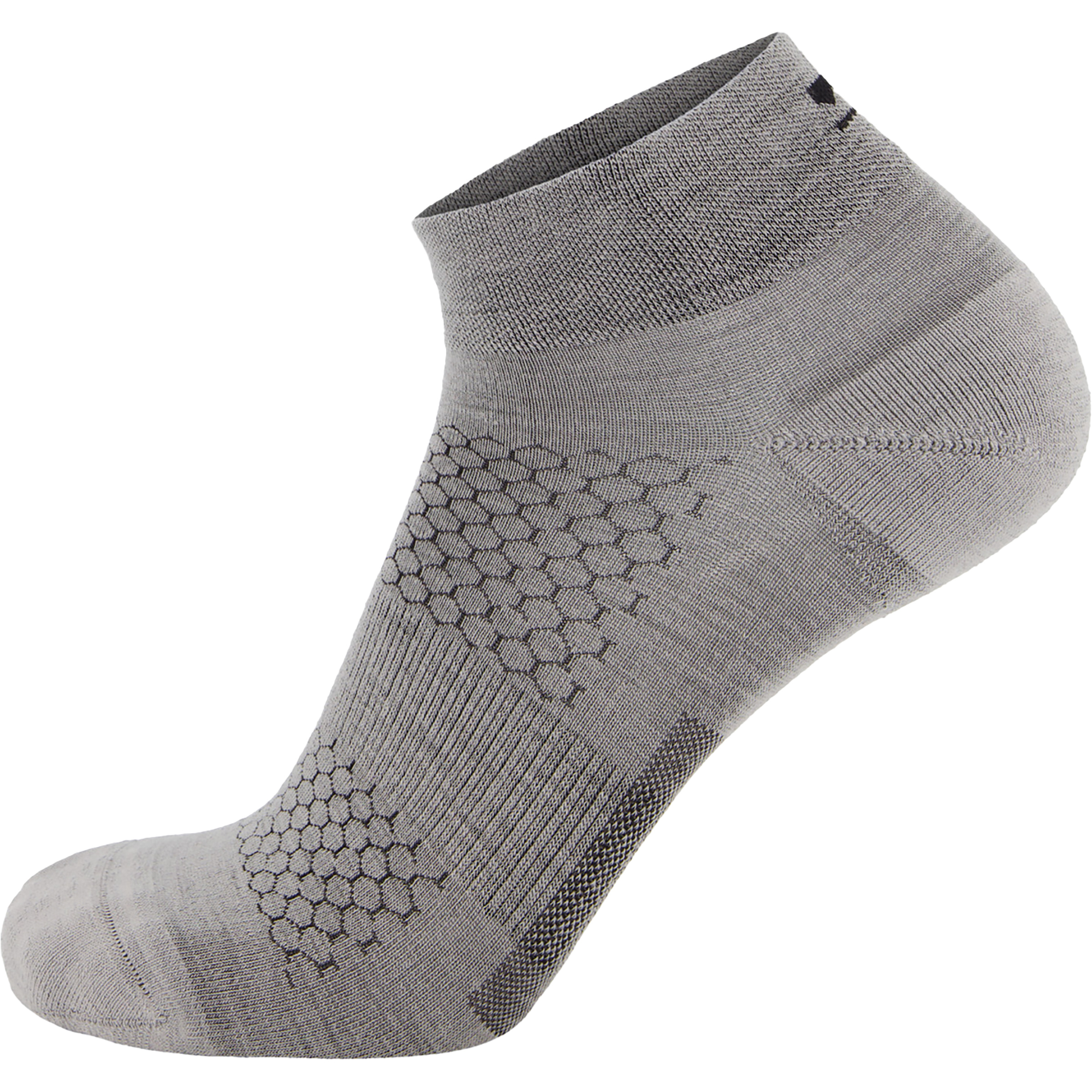 Mons Royale Atlas Merino Ankle Laufsocken grau Größe 39 Laufen Widerstandsfähig Merinowolle