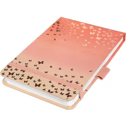 2x Jolie, Heft + Block, Notizblock A6+ dotted, pfirsich (A6+, Harter Einband)