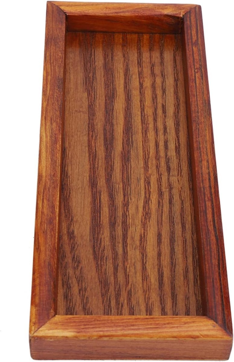 Houten Dienblad Serveerschaal Houtkleurig 21 cm