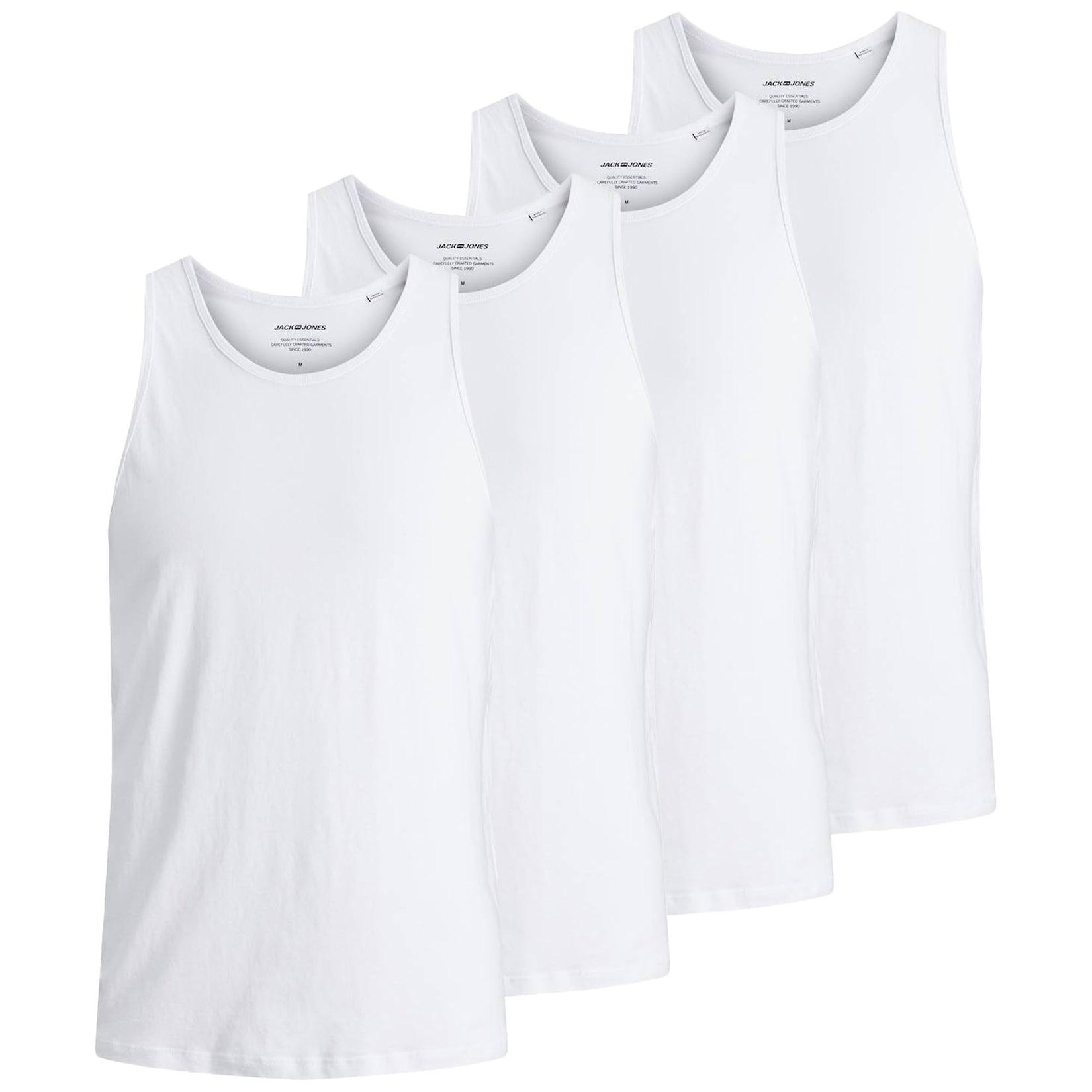JACBASIC TANKTOP 4PK Herren Unterhemd