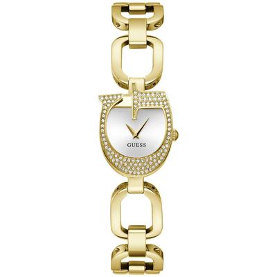 Quarzuhr GUESS "GIA", gold (goldfarben), Armbanduhren, Damen, Quarzuhr, Armbanduhr, Damenuhr