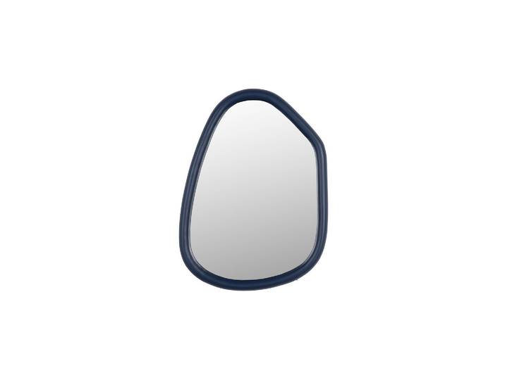 Petit miroir en bois bleu Looks