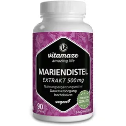 MARIENDISTEL 500 mg Extrakt hochdosiert vegan Kps. 53,5 g