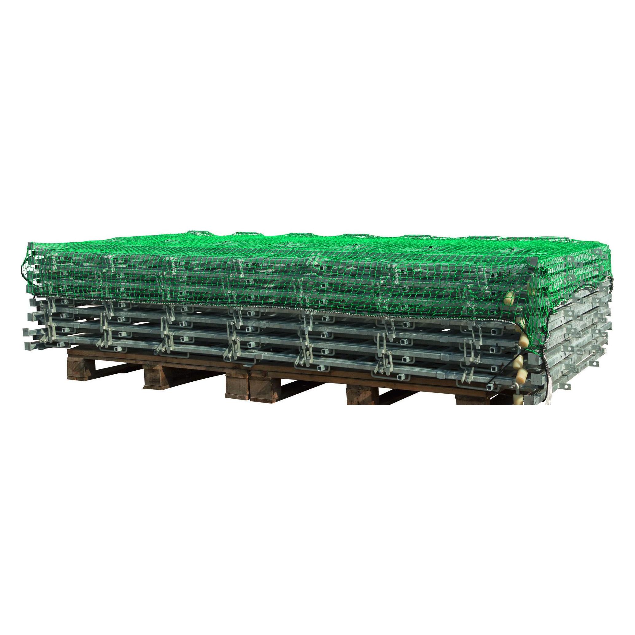 Kerbl Abdecknetz SafeNet (Grösse 4x2,5 m, Maschenweite 30x30 mm, für PKW-Anhänger, aus geflochtetem P (32904474)