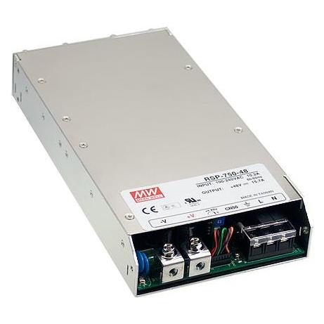 MeanWell Stromversorgung Netzteil 750 W 1U Metallisch (750 W) (RSP-750-15)