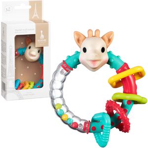 Sophie-la-Girafe Motorikspielzeug Rassel Multistruktur, Greifling aus Kunststoff, ab 3 Monate