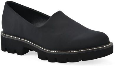 Women's Gianni Lug Sole Flat by White Mountain in Black Fabric (Size 6 M)