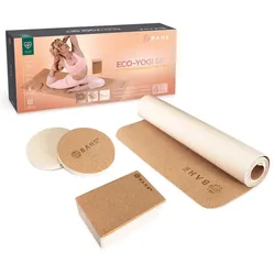 BAHE Yogi Yoga-Set 4 mm oat & cork