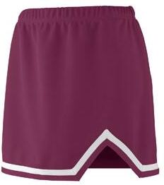 Augusta Sportswear 9125 Athletic Women's Energy Skirt in Maroon/White size XL   Polyester
