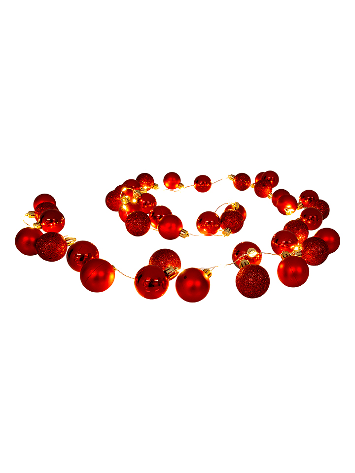 näve LED-Outdoor-Lichterkette in Rot - (L)250 cm - onesize
