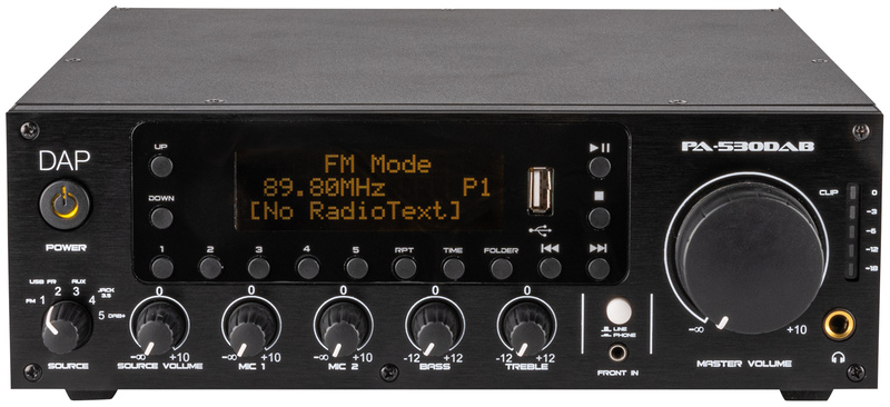 DAP-Audio 530-DAB Shop Set 2x Ceil 5 Wh nero