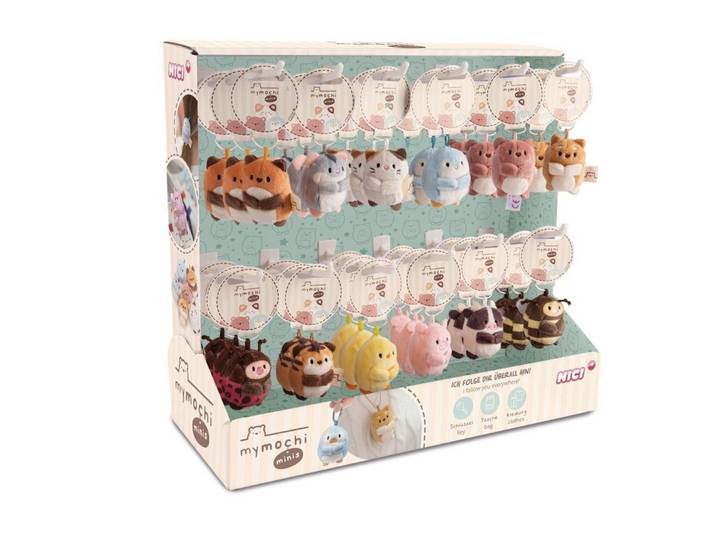 Nici Plüschfigur Nici 61240 Sortiment Kuscheltier mymochi minis 5cm 12 Designs