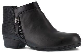 ROCKPORT WORKS Carly Alloy Toe Work Bootie - Womens 12 Black Oxford Medium