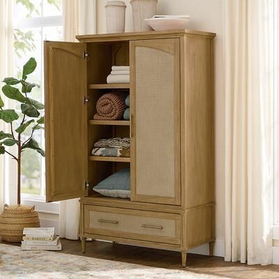 Bodhi Armoire - Warm Natural - Grandin Road