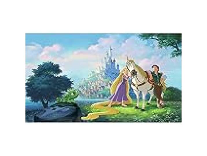 Fresque Murale Adhésive Géante Disney Princesse Raiponce Xl