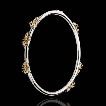 Edenly Armband Spaziergang der Sinne - Tanz der Ameisen - WeiÃŸ- und RosÃ©gold