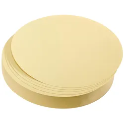 FRANKEN Moderationskarten Ø 19,5 cm gelb