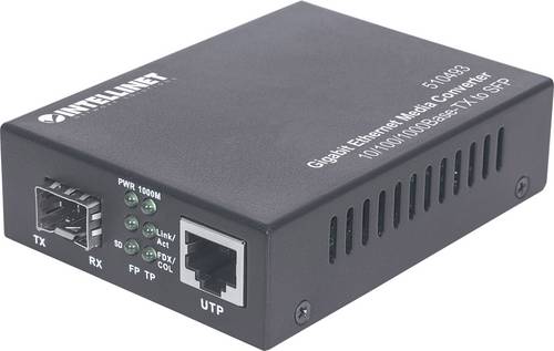 Intellinet 510493 LAN, SFP Netzwerk-Medienkonverter 1 GBit/s