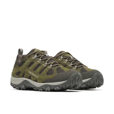 Wanderschuh MERRELL "ACCENTOR 4 WP", Herren, Gr. 42, grün (loden), Leder, Schuhe Wanderschuh