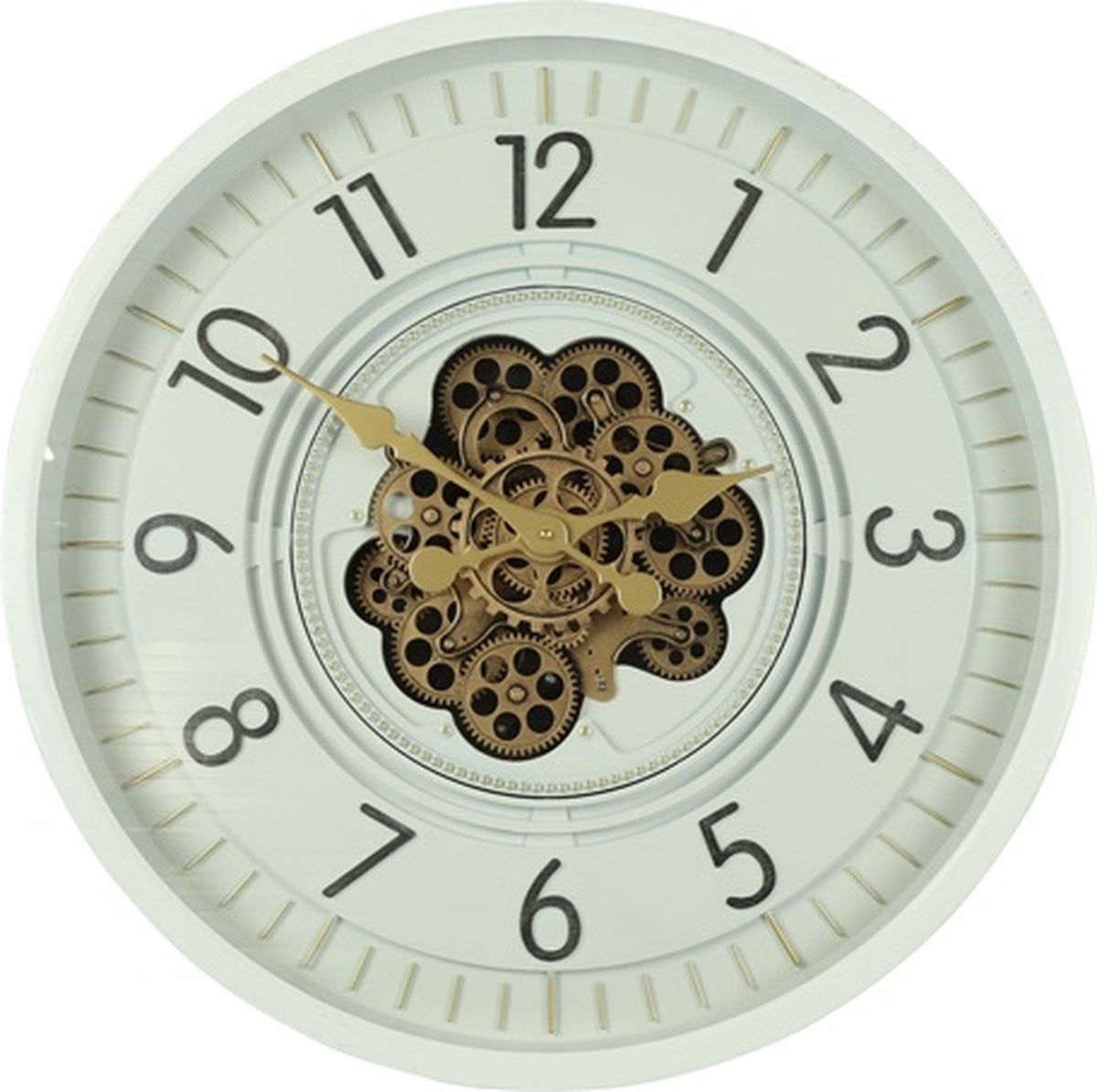 Countryfield Wandklok Celestial Wit Metaal Diameter: 66 cm