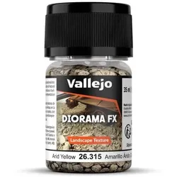 Vallejo Diorama FX Arid Yellow 35 ml 26315 (2-5 mm)
