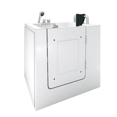 AcquaVapore Sitzwanne Whirlpool Badewanne mit Tür S02WP-C-R 100x78cm