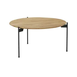 Couchtisch  Merzig , holzfarben , Maße (cm): H: 38  Ø: 74