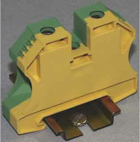Weidmüller borne de terre 66x16x51mm WPE 35N (0455302)