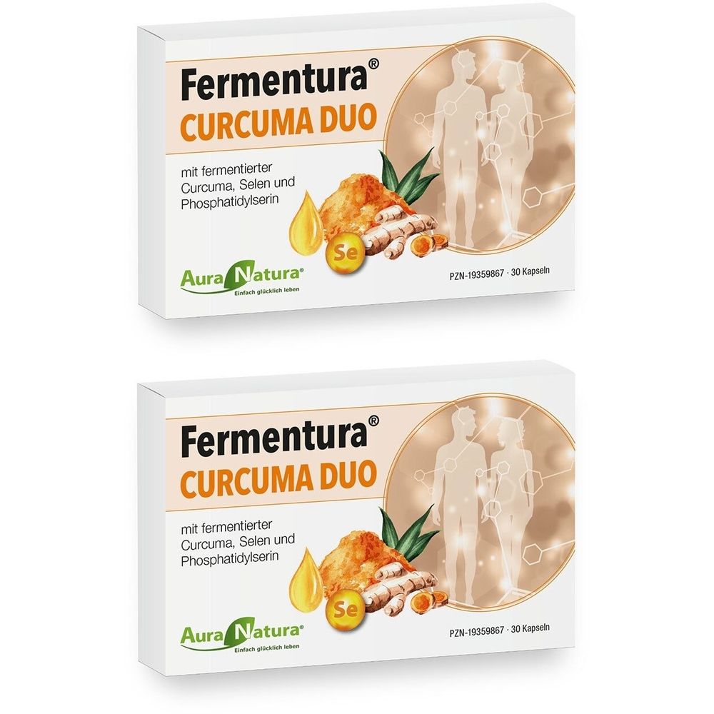 Fermentura Curcuma DUO x2 2x30 St Kapseln