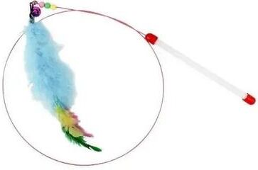 Uplift Picks Telescopic Cat Wand Carbon Fiber Feather Toy For Interactive Indoor Cat Exercise e