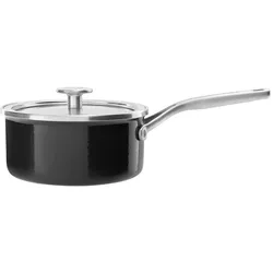 KitchenAid Stielkasserolle, Pfanne + Kochtopf, Schwarz