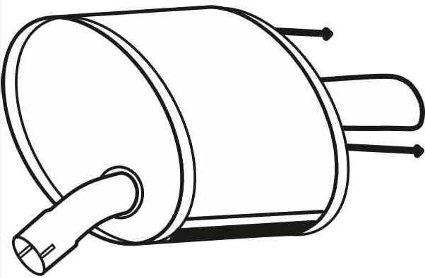 VEGAZ OS-746 Rear silencer