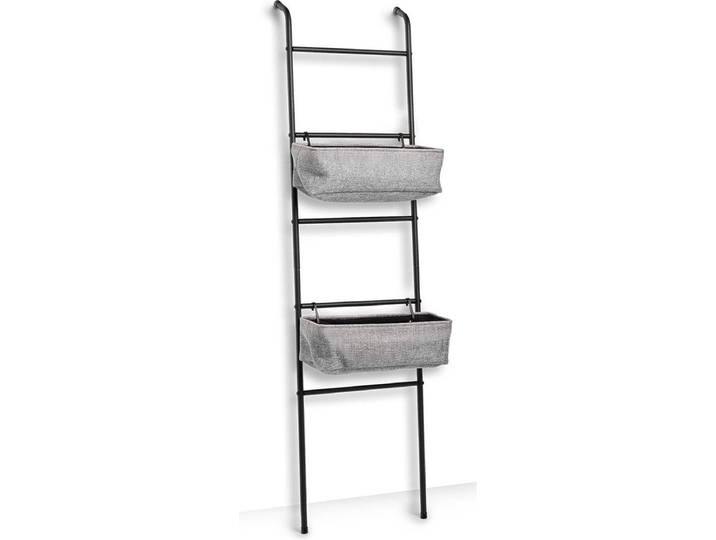 Ladderplank voor badkamer\, 2 opbergmanden\, ZELLER