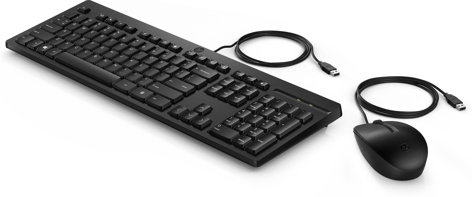 HP 225 USB Toetsenbord en Muis Set QWERTY Engels voor HP 34 Elite Mobile Thin Client mt645 G7 en Pro Mobile Thin Client mt440 G3