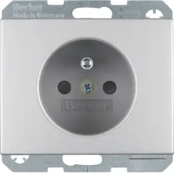 Berker Steckdose Alu 6765757003