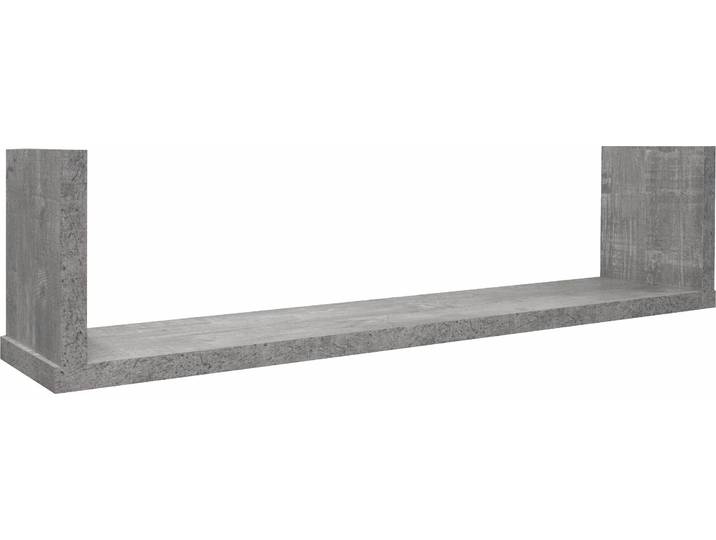 Wandregal MÄUSBACHER Mio , grau (betonfarben), Regale, Wandregal
