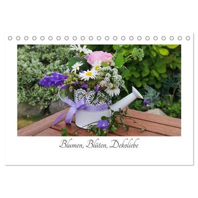 Blumen, Blüten, Dekoliebe (Tischkalender 2026 DIN A5 quer), CALVENDO Monatskalender