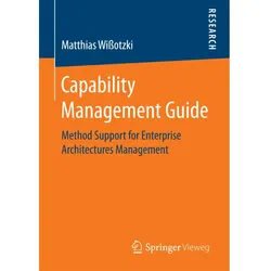 Capability Management Guide, Fachbücher von Matthias Wissotzki