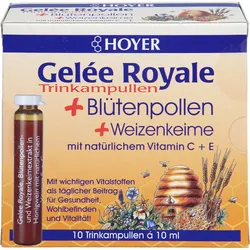 Hoyer Gelee Royale+blütenpollen+weizenkeime 100 ML