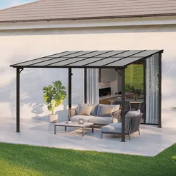 HOME DELUXE Terrassenüberdachung ECO Anthrazit - 300 x 360 cm