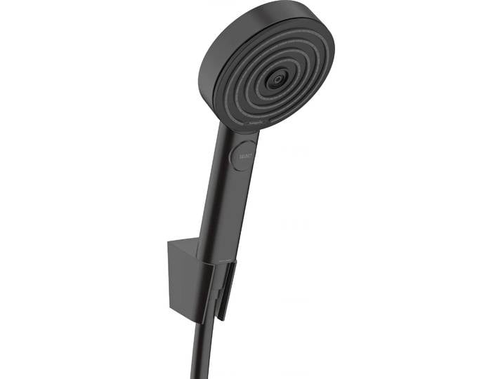Set de douche hansgrohe Pulsify Select S 105 3jet Relaxation avec flexible 125 cm noir mat\, 1 pièce.
