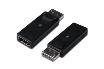 Digitus DisplayPort Adapter DP zu HDMI A Full HD St./Bu. schwarz