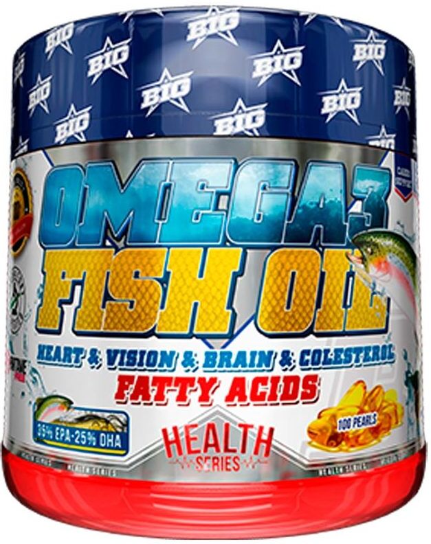 BIG Omega 3 Fish Oil 1000 mg 100 Capsules