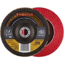 Rhodius 209812 JUMBO SPEED Fächerschleifscheibe Körnung (num) 40 Edelstahl, Stahl 10 St.