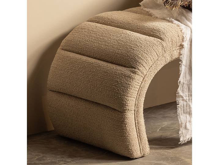 Polsterbank Traffic 163 x 47 x 51cm Braun/Beige