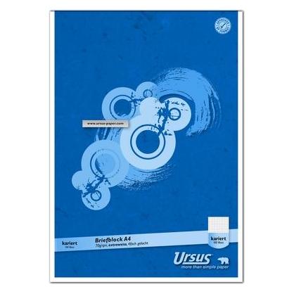 Ursus Briefblock (A4, Kariert, Kein Einband) (40460022)