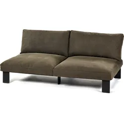 Serax Modulares Gartensofa Zweisitzer, 182 cm, braun