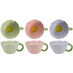 Kaffeebecher FLOWER (BHT 13x10,50x6 cm) - BHT 13x10,50x6 cm