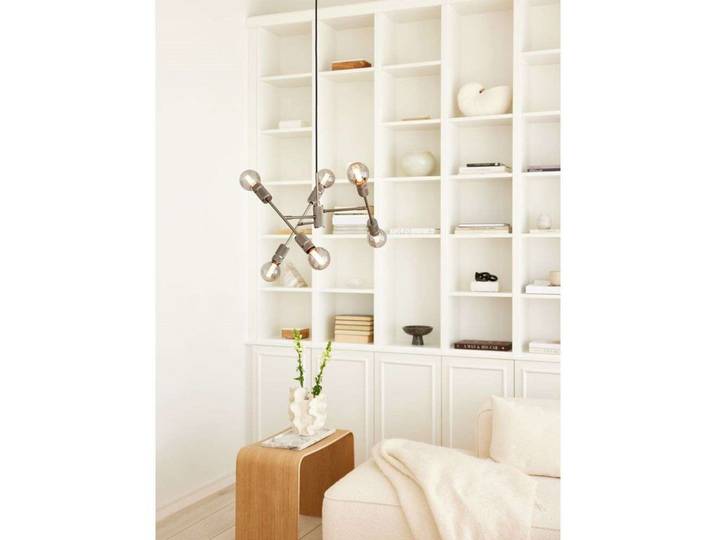 Halo 6 Pendelleuchte Mini Gun Black - Halo Design - Esszimmer - Metall