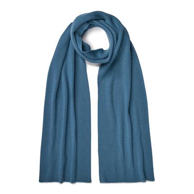 Schal FALKE "FALKE Schal", Jungen, Gr. onesize, blau (cypress (7673)), Modetücher Schal